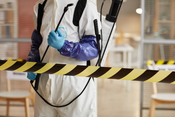 Professional Biohazard Cleanup technician working in Emery, SD